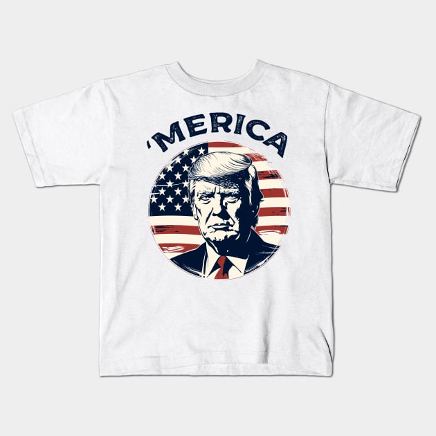 Merica Kids T-Shirt by Yopi